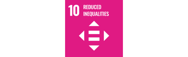 UN sustainable development goals: 10 - reduced inequalities