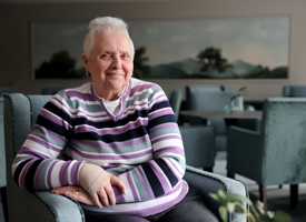 Jean is ‘glad to be back home’ as she moves into the redeveloped Athol House